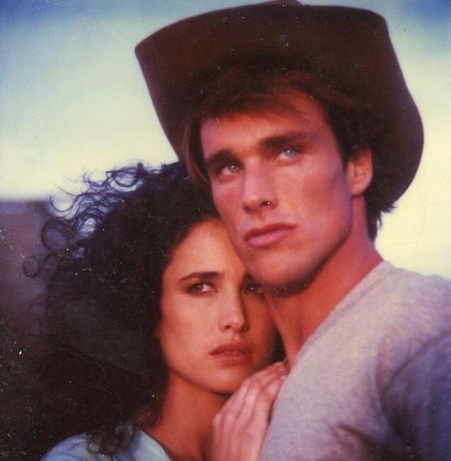 Paul Qualley with his ex-wife Andie Macdowell.